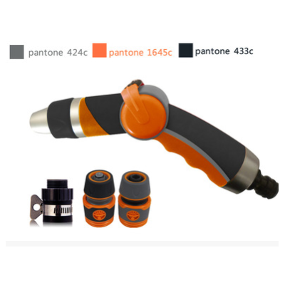 供應花園用具，塑料噴槍銅接頭