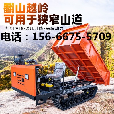 履帶式運輸車爬山虎山地爬坡運輸車重型履帶底盤履帶運輸車