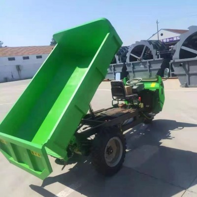 電動工程三輪車 建筑工地自卸車 三開門翻斗車 三馬子運輸車優惠