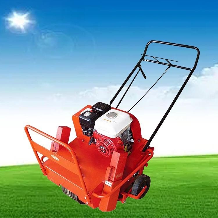 草坪果園松土機 草坪養護打孔機 手推式小型草地挖孔機