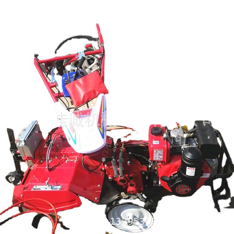 佳誠 手扶式大馬力耕地機 柴油后旋四驅旋耕機 微型旋耕松土機