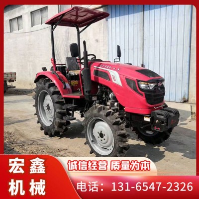 宏鑫2022新款現貨四缸大馬力國三電噴四缸拖拉機 904泰山耕地機