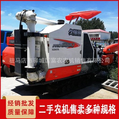 2017年二手久保田688Q大糧倉履帶式水稻小麥油菜聯合收割機
