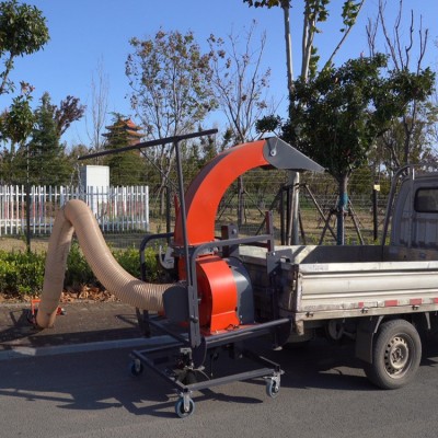 落葉粉碎機 車載式吸葉碎葉機 園林農場吸樹葉機