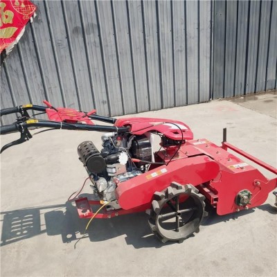 果園手扶碎草還田機 慧晨柴油192打草機 60寬自走式割草機