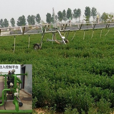 牧草水肥一體灌溉機(jī)械類   8SJY-2-32型雙臂卷盤拖管移動(dòng)式水肥一體灌溉機(jī)